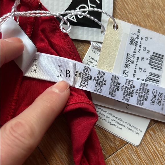 La Perla Graphique Red Corset Bodysuit - Picture 2 of 6